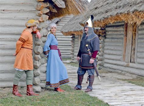 Slavic Costumes From C 8th 11th Centuries In West Slavs In