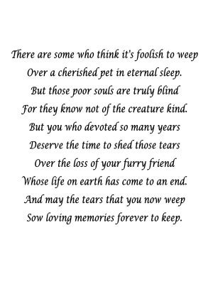 Pet Condolence Quotes Quotesgram