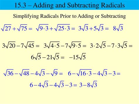 Ppt Introduction To Radicals Powerpoint Presentation Free