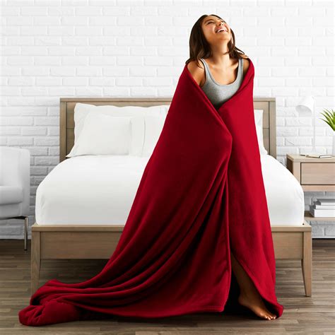 Bare Home Luxurious Ultra Soft Premium Microplush Fleece Blanket Throw