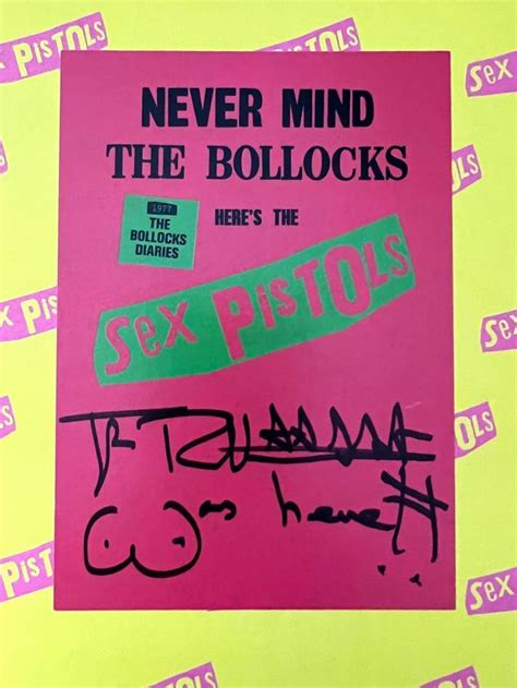Johnny Rotten Sex Pistols John Lydon Autogramm Diaries Neu Und Originalverpackt In