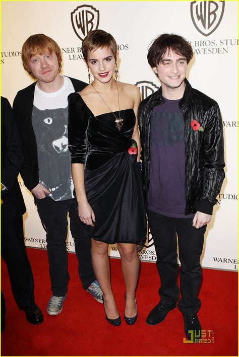 Rupert Grint Emma Watson And Daniel Radcliffe London Photocall Photo