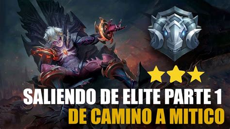 Subiendo a Mítico Partida 1 Mobile Legends YouTube