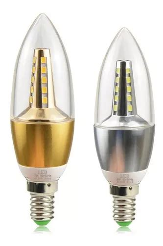 Lâmpada LED tipo vela E14 7w Warm Light MercadoLivre