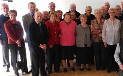 Anciens Combattants Convives Au Repas De L Unc Le T L Gramme