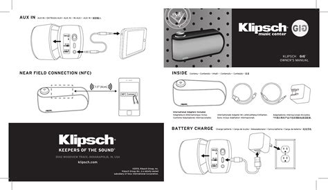 Klipsch Gig Handleiding 2 Pagina S