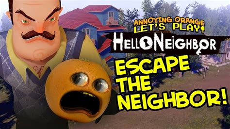 Escape Neighbor Obby Annoying Orange Plays Youtube