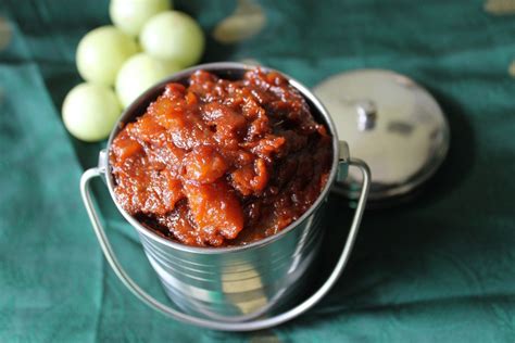 Nellikai Thokku Gooseberry Chutney Spiced Pureed Amla Pickle