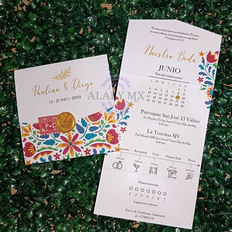 Invitación Boda Mexicana