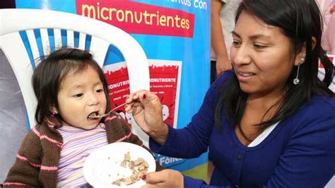 El Minsa El Programa Mundial De Alimentos Y Unicef Implementan