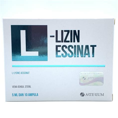 L-Лизина Эсцинат (L-Lysine aescinat) раствор для инъекций 1 мг/мл по 5 ...