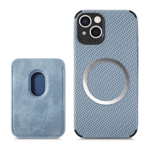 Iphone 13 Woven Textured Leather Case With Magsafe And Rfid Blocking