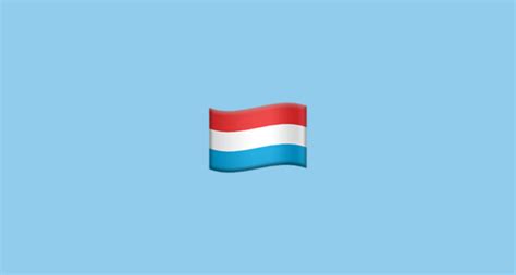 🇱🇺 Flag: Luxembourg Emoji on Apple iOS 14.2