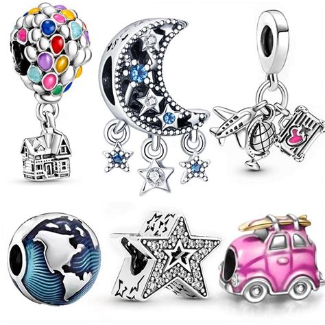 Berloques de prata 925 Pandora Vivara Charms Acessórios Pingentes