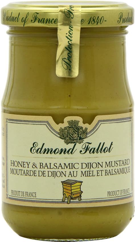 Edmond Fallot Moutarde De Dijon Au Miel Et Balsamique 210g Amazon