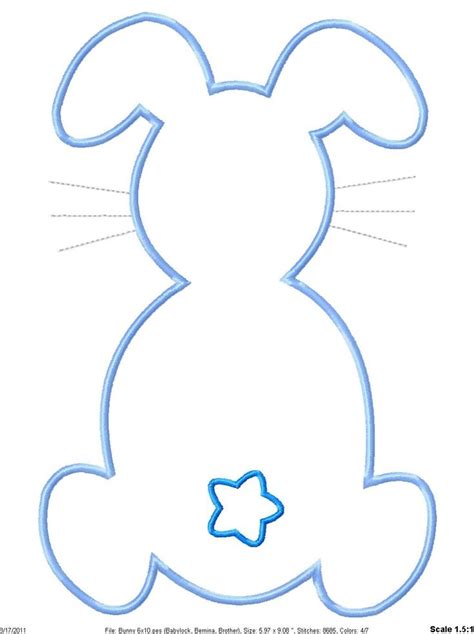 Rabbit Printable Template