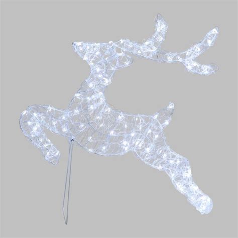 Renne Lumineux Au Galop D H Cm Led Blanc Froid Fixe Acrylique