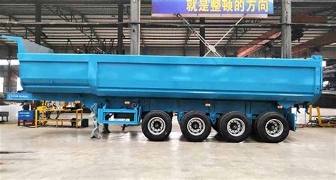 4 Axle 80 Ton End Dump Trailer For Sale In Senegal Dakar