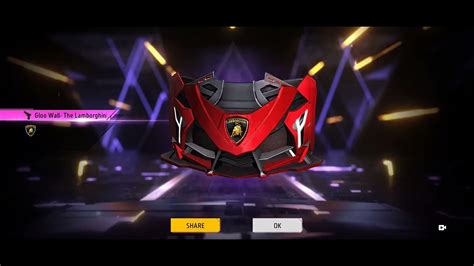 NEW LAMBORGHINI DRIFT ANIMATION IN FREE FIRE MAX DIAMOND SPIN