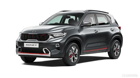 Kia Sonet 2020 2022 Gravity Grey Colour Carwale