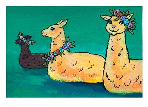 Llamas By Tin Sulwen On Deviantart