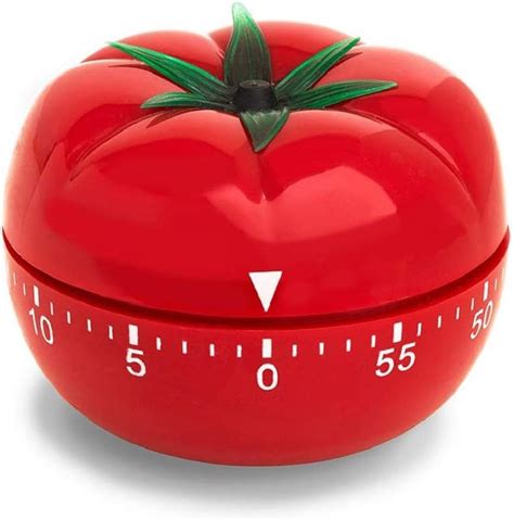 AIWEIYER Kitchen Timer Tomato Mechanical Kitchen Timer 60 Minutes