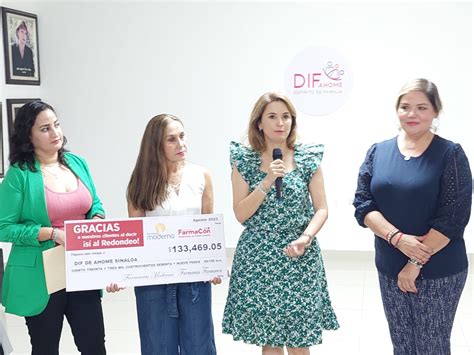 Recibe DIF Ahome 133 Mil 469 Pesos Del Programa De Redondeo De