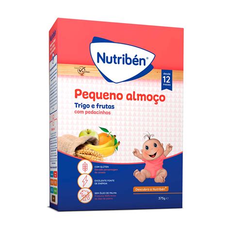 Mercadão Pingo Doce Madeira Papa Pequeno Almoço Trigo e Fruta Nutribén