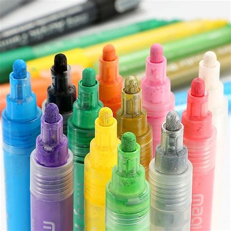 Acrylic Paint Pens Paint Markers for Rock Painting, Canvas, Wood, Glass ...