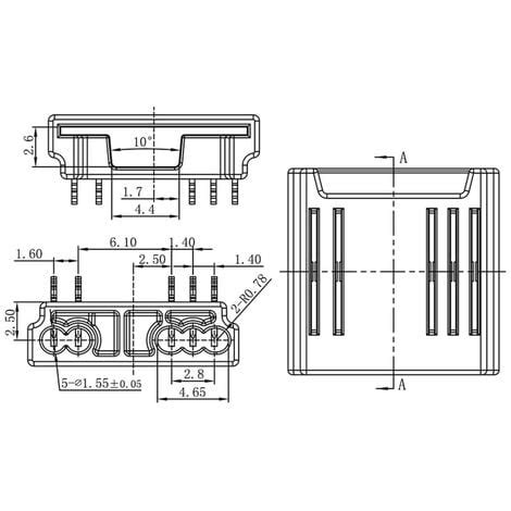 Connecteur HIPPO avec câble pour Ruban LED RGBW 12 24V DC SMD IP20