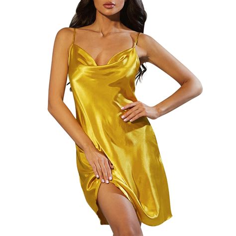 TAIAOJING Womens Chemise Nightgown Nightgown For Lingerie Satin Chemise