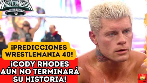 Roman Reigns Vencer A Cody Rhodes Y Aqu Te Digo Porqu