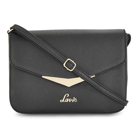 Buy Lavie Black NAZIHA CSB HZ METAL TRM FLP Sling Bag Online