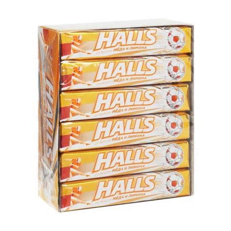Halls Лимон/Мед 12шт*33гр - купить с доставкой по выгодным ценам в ...
