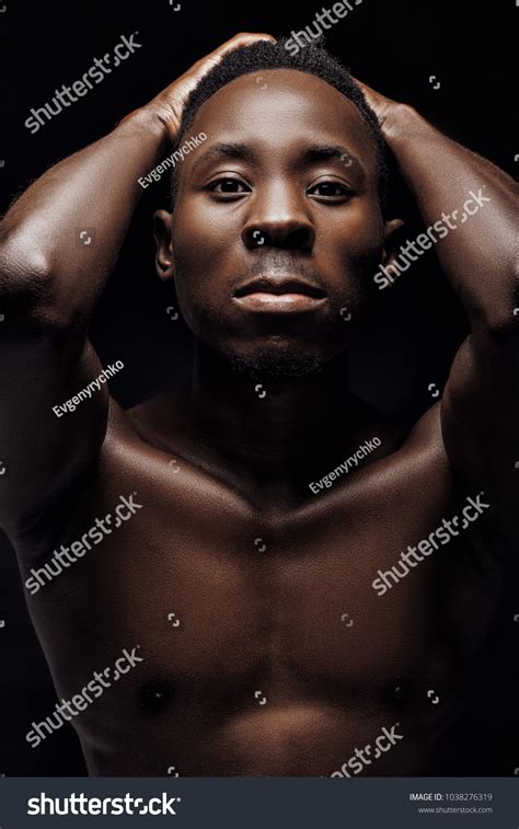 Portrait Sexy Naked Africanamerican Man Looking Stock Photo 1038276319 Shutterstock