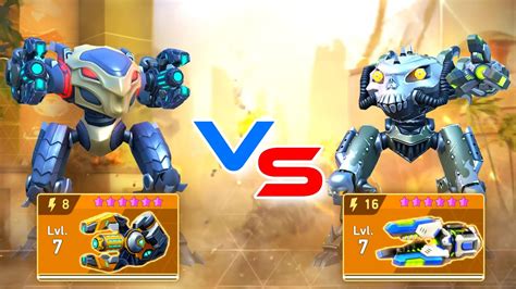 NEW Particle Beam VS Graviton Beam Shadow Mech Arena YouTube