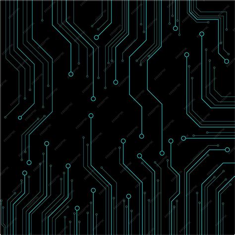 Premium Vector Computer Chip Electronic Circuit Board Vector For Technology And Finance