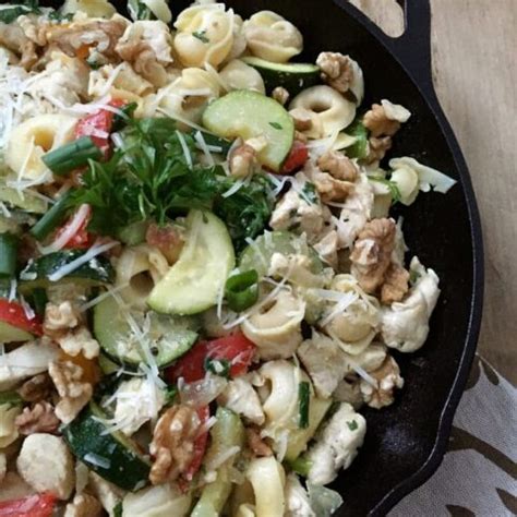 30 Minute Chicken Tortellini Skillet - A Cedar Spoon