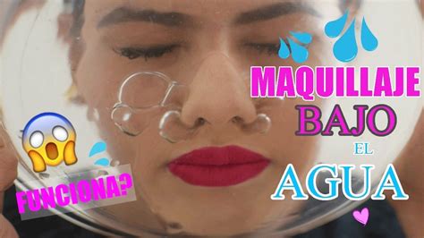 Maquillaje Sumergido En Agua 💦 Tecnica Coreana Jamsu 💦 Realmente