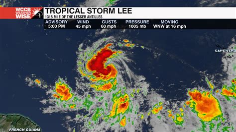 Tropical Track Wccb Charlotte S Cw