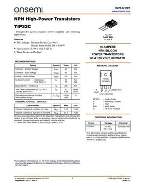 TIP33A Datasheet and Replacement, Transistor Equivalent Finder, Cross ...
