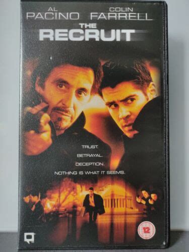 The Recruit Al Pacino Colin Farrell Vhs Pal Ebay