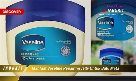 Temukan 5 Manfaat Vaseline Repairing Jelly Untuk Bulu Mata Yang Bikin