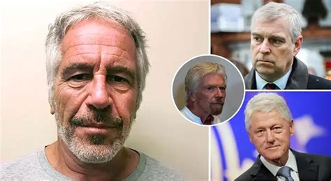 Epstein Secretly Recorded Sex Tapes Of Bill Clinton Prince Andrew And Richard Branson Report