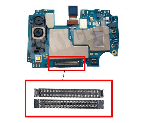 Conector Fpc Touch Lcd P Placa Samsung A30s Novo Parcelamento Sem