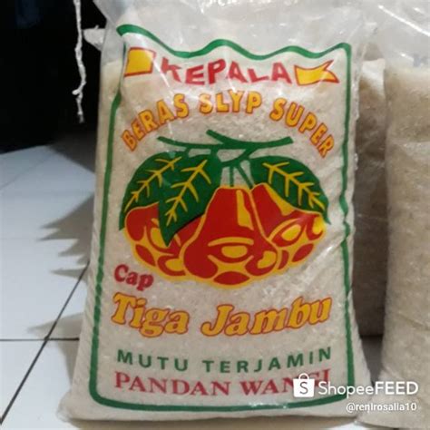 Jual Beras Pandan Wangi Asli Cap Tiga Jambu Kemasan 5kg Indonesia