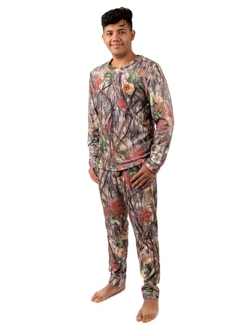 Treel Adult Mens Coral Fleece Camo 2 Piece Pajama Top and Pants Set, 4X ...