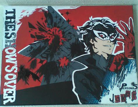 My friend is a big fan of Joker and Smash Bros so he made this. I know ...