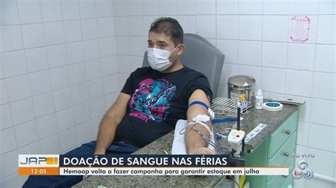 Após queda de 50 nas doações de sangue Hemoap convoca voluntários