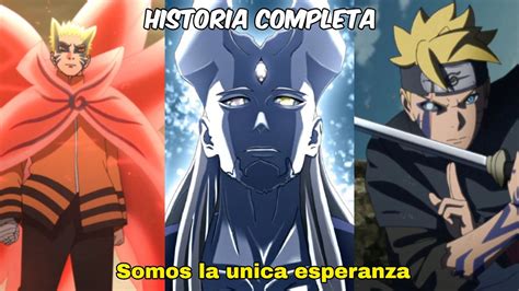 Qhps Naruto Y Boruto Viajaban Al Pasado Para Salvar El Mundo Del Dios